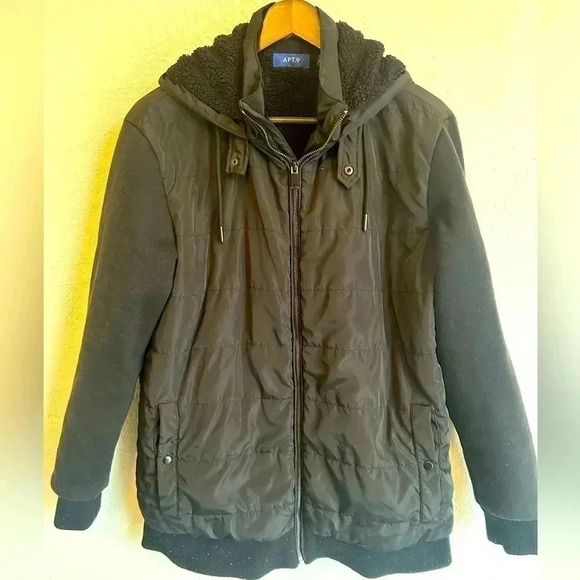 Apt. 9 Other - Apt 9 Sherpa Lined Hooded Jacket - Size Medium